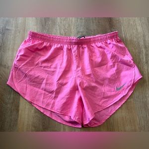 Nike Tempo Pink AJ4713-607 Elastic Waist Dri Fit Running Shorts Women Medium